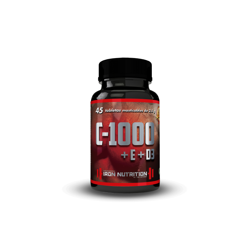 Vitamina C Iron Nutrition C1000+D3 Gold Line - 100 Cápsulas