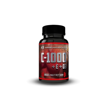 Vitamina C Iron Nutrition C1000+D3 Gold Line - 100 Cápsulas